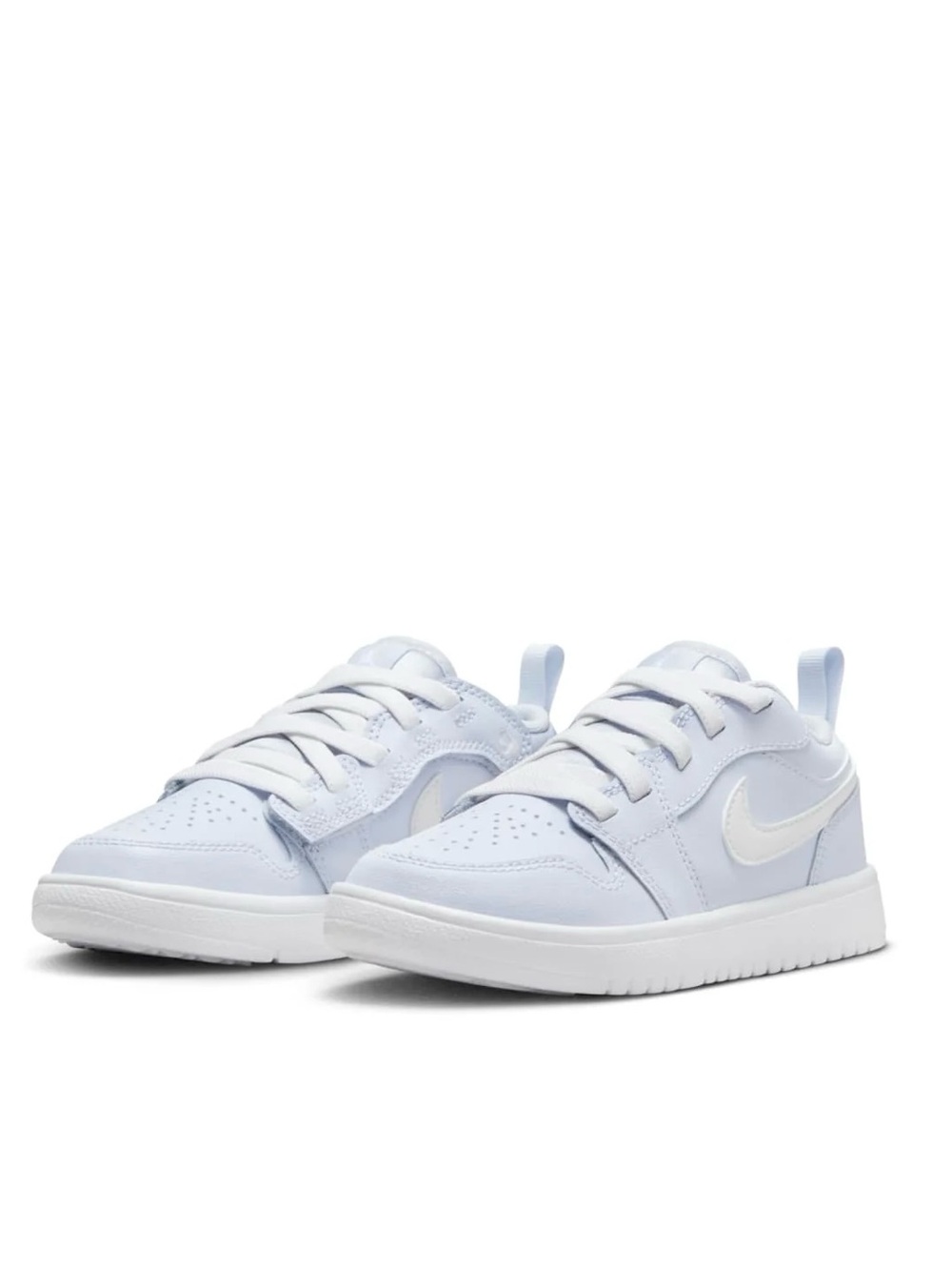 Nike Jordan Low-Top Sneakers in Pale Blue and White